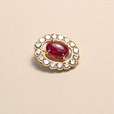 Vintage 18k Van Cleef & Arpels Diamond & Ruby Pendant